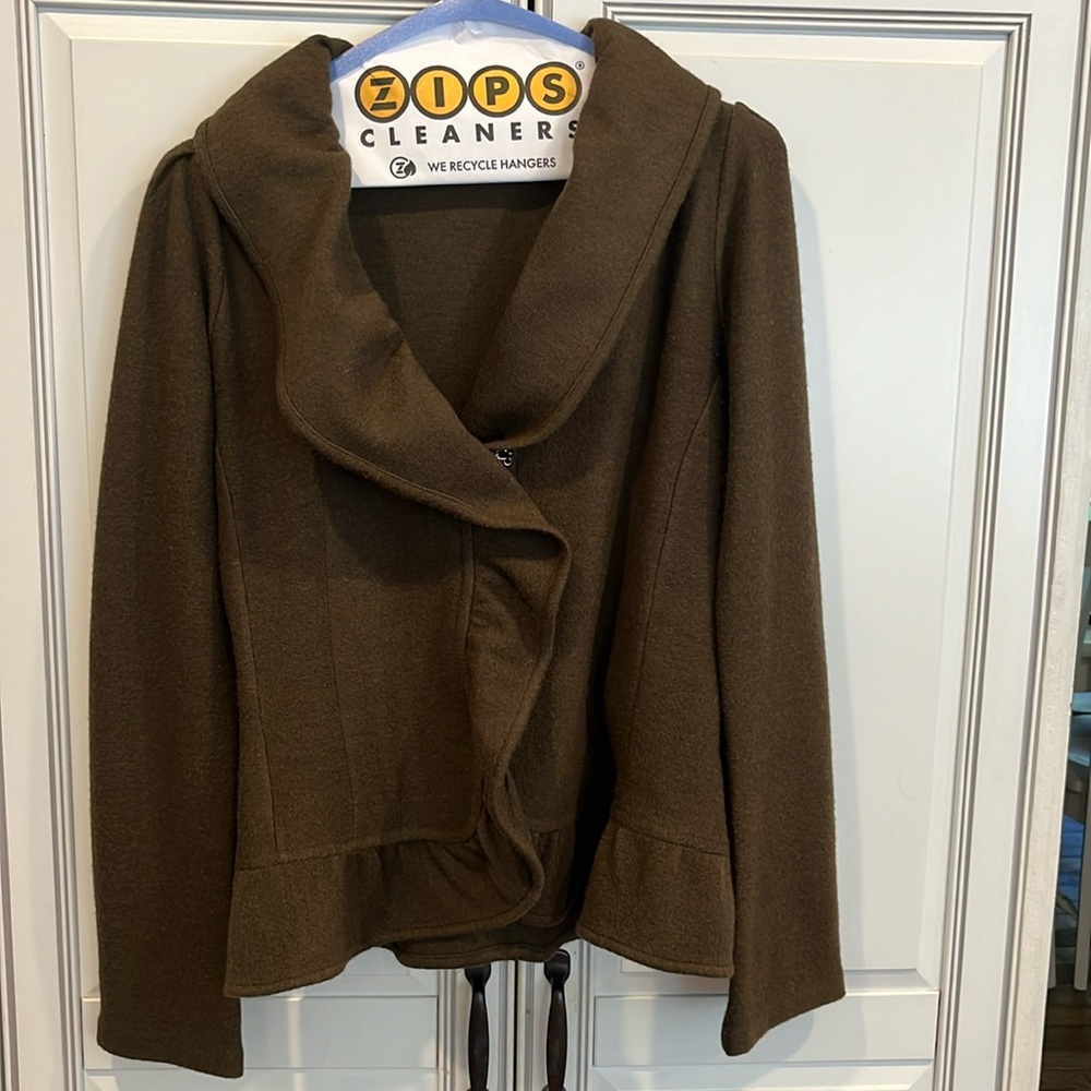 Anthropologie HWR wool cardigan sweater